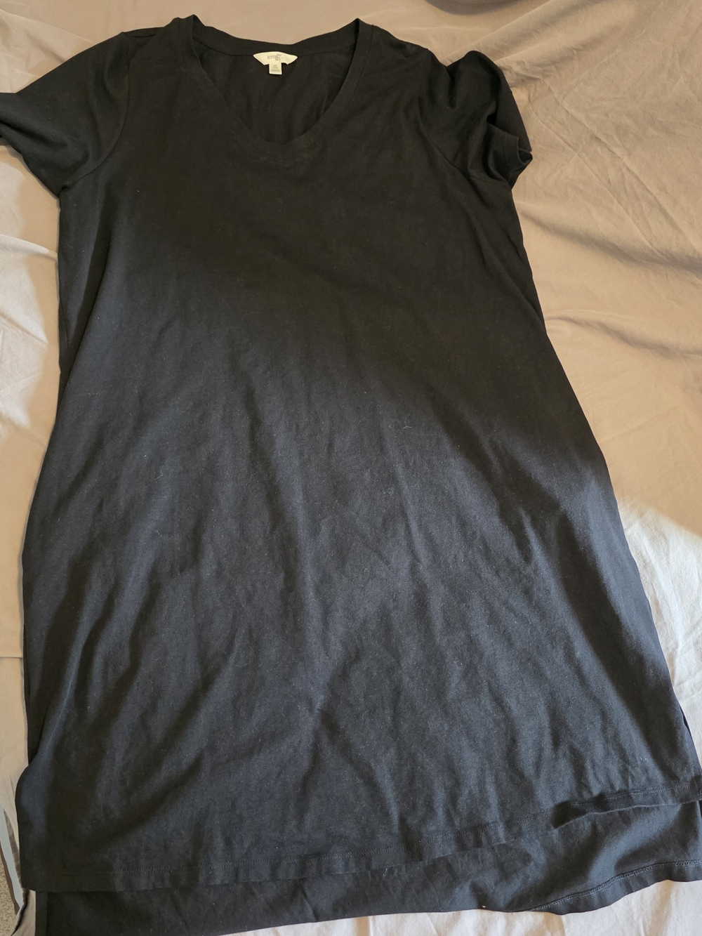 Terra & Sky Black Short-Sleeve Crewneck Tee